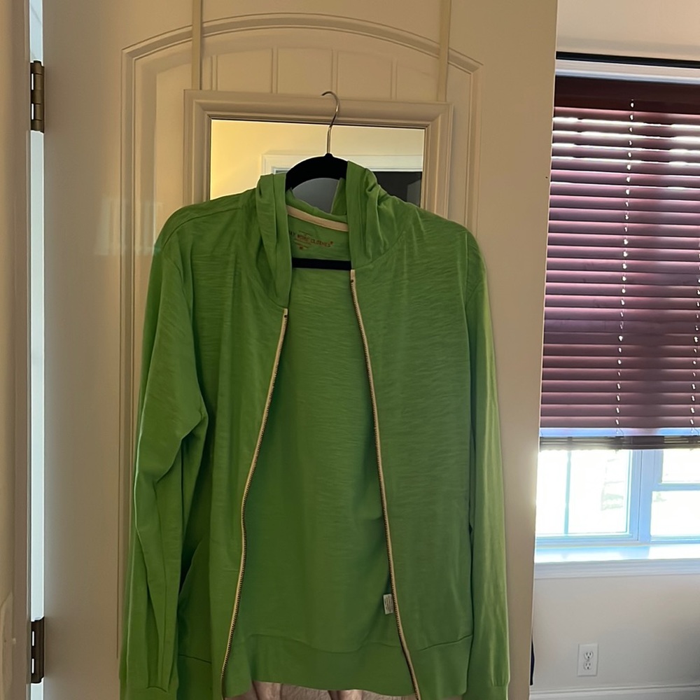 Sunday Work Clothes
Green Light Zip Hoodie Sweatshirt
Size M